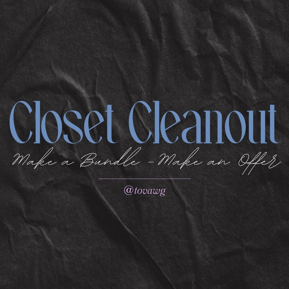Closet Cleanout!